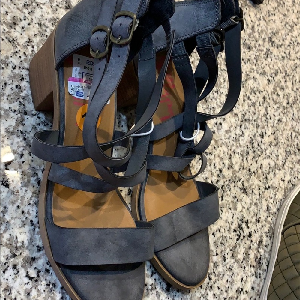 NEW STRAPPY BLUE SANDALS